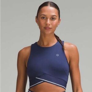 Lululemon V-Waist Cropped Tennis Tank Top size 0